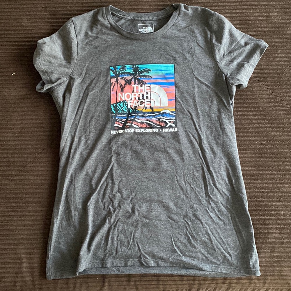 Dark Grey Northface Hawaii T-Shirt